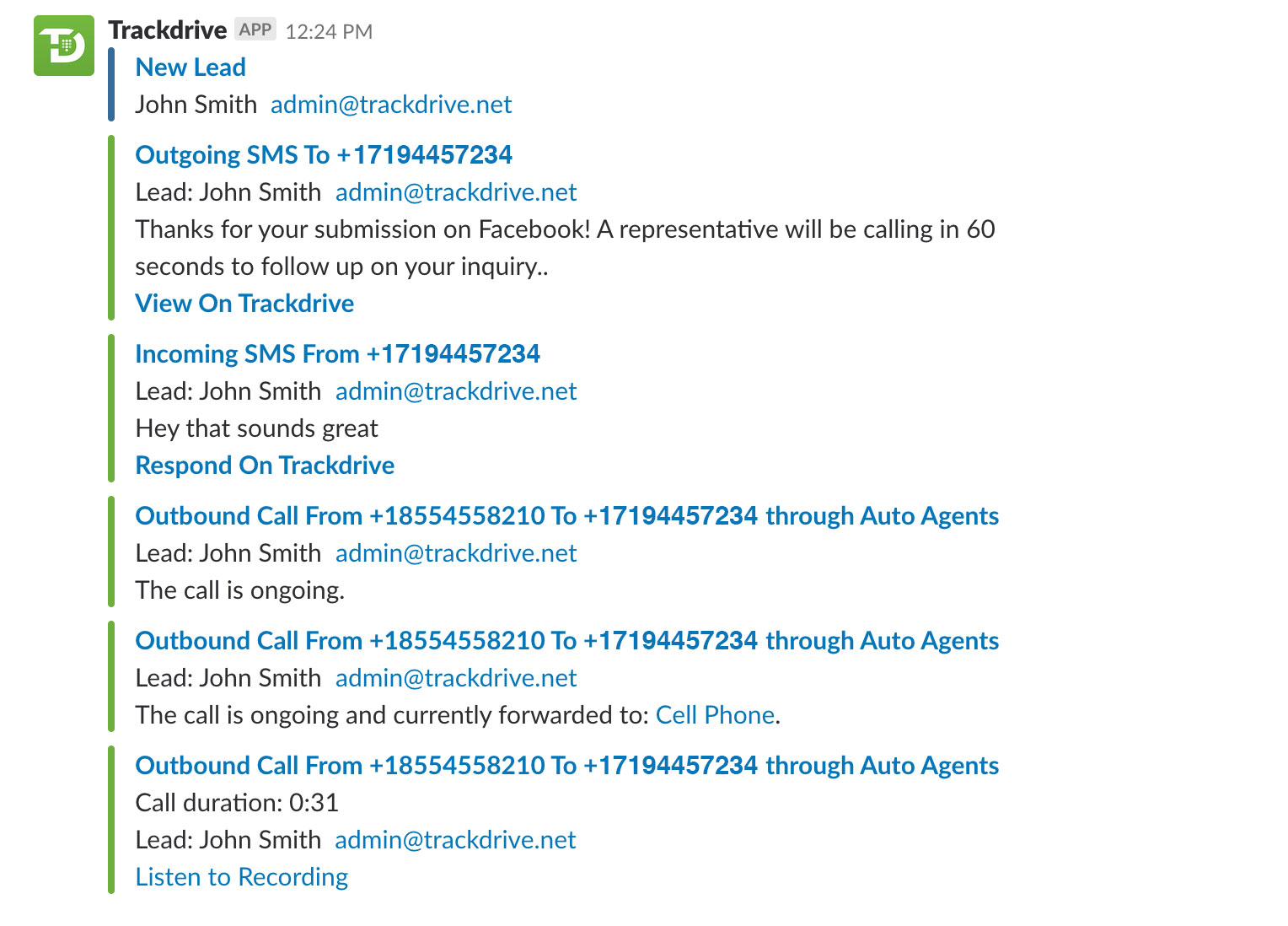 Slack Integration